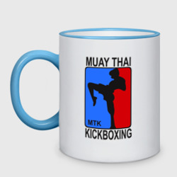 Кружка двухцветная Muay Thai Kickboxing