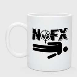 Кружка керамическая NOFX crushman