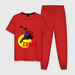 Мужская пижама хлопок Спорт самбо