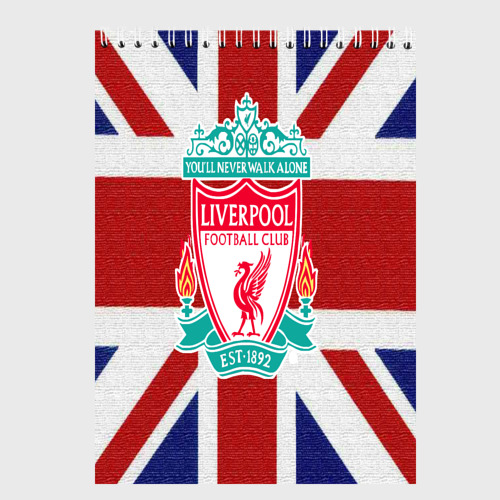 Скетчбук Liverpool fc, цвет белый