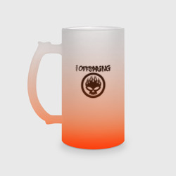Кружка пивная матовое стекло The Offspring classic logo
