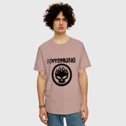 Мужская футболка хлопок Oversize The Offspring classic logo - фото 2