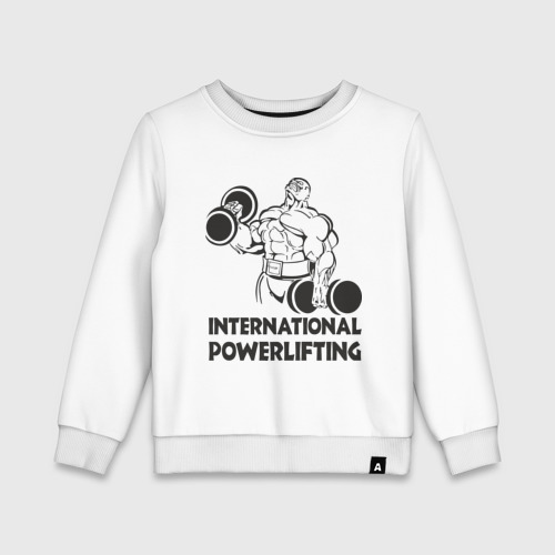 Детский свитшот хлопок International Powerlifting