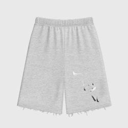 Женские шорты oversize футер хлопок Лиса