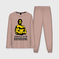 Мужская пижама с лонгсливом хлопок Arnold bodybuilding