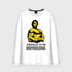 Женский лонгслив oversize хлопок Arnold bodybuilding