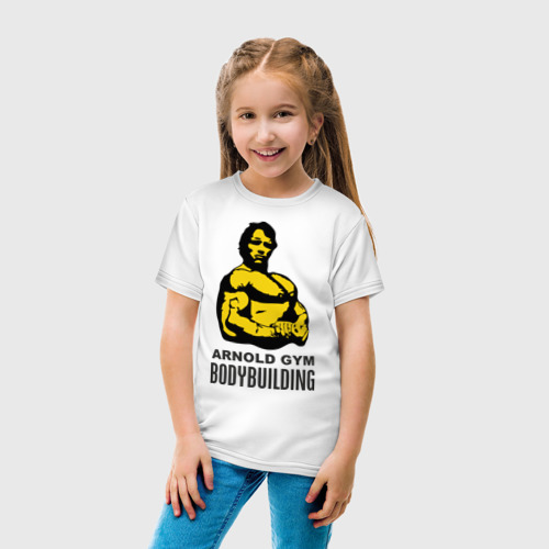 Детская футболка хлопок Arnold bodybuilding - фото 5