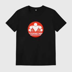 Мужская футболка хлопок WorkOut vrc