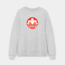 Мужской свитшот oversize без начеса хлопок WorkOut vrc