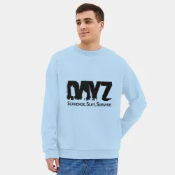 Мужской свитшот oversize без начеса хлопок DayZ - фото 2