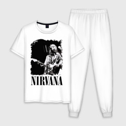 Мужская пижама хлопок nirvana kurt cobain