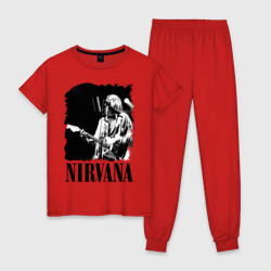 Женская пижама хлопок nirvana kurt cobain