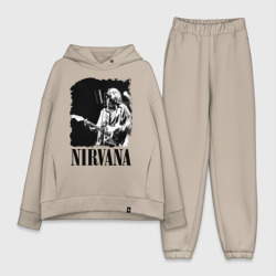 Женский костюм хлопок Oversize nirvana kurt cobain