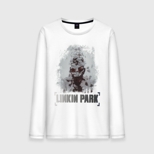 Мужской лонгслив хлопок Linkin Park, цвет белый
