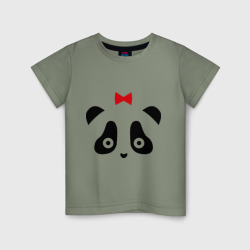 Детская футболка хлопок Панда женская