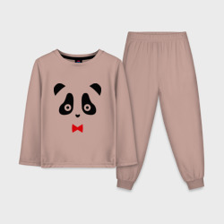 Детская пижама с лонгсливом хлопок Панда мужская