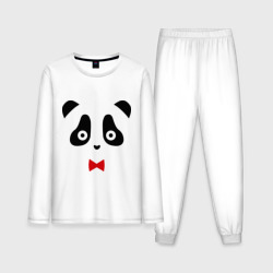 Мужская пижама с лонгсливом хлопок Панда мужская