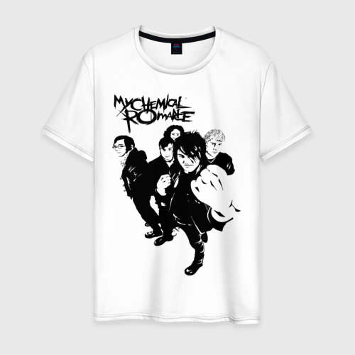 Мужская футболка хлопок My Chemical Romance, цвет белый