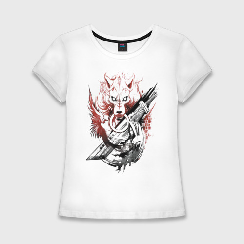 Женская футболка хлопок Slim Final Fantasy, цвет белый
