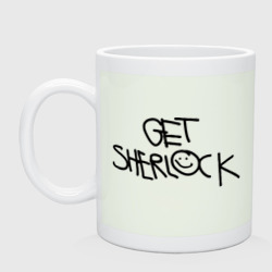 Кружка керамическая Get Sherlock