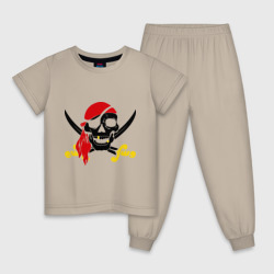 Детская пижама хлопок Пиратский череп