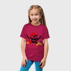 Детская футболка хлопок Пиратский череп - фото 2
