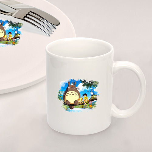 Набор: тарелка + кружка Тоторо и его друзья - фото 2