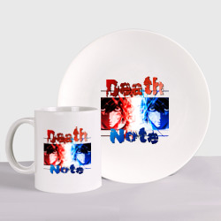 Набор: тарелка + кружка L. Death Note