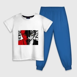 Детская пижама с белой футболкой Horse King Ичиго