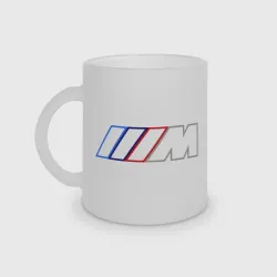Кружка матовая стеклянная BMW Motor Contur
