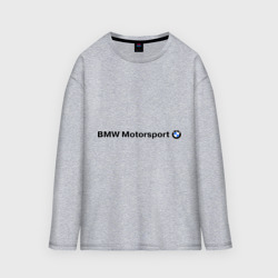 Мужской лонгслив oversize хлопок BMW Motorsport