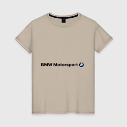 Женская футболка хлопок BMW Motorsport