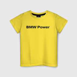 Детская футболка хлопок BMW Power