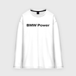 Мужской лонгслив oversize хлопок BMW Power