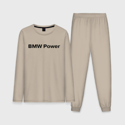 Мужская пижама с лонгсливом хлопок BMW Power