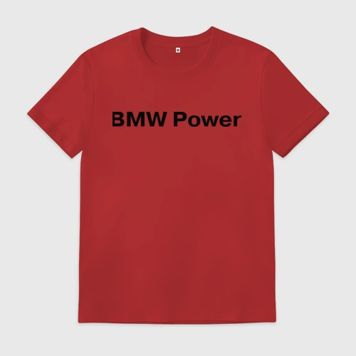 Мужская футболка хлопок BMW Power