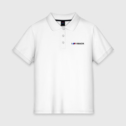 Женское поло хлопок I\'m back BMW