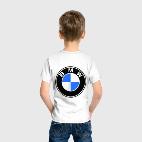 Детская футболка хлопок Joy BMW, цвет белый - фото 4