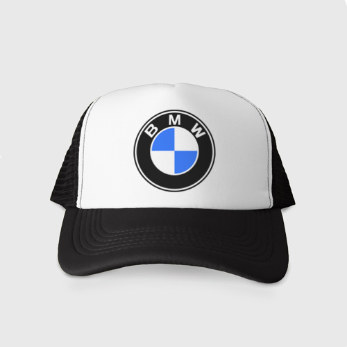 Кепка тракер с сеткой Logo BMW, цвет черный