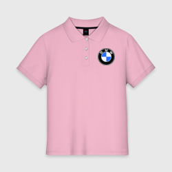 Женское поло хлопок Logo BMW