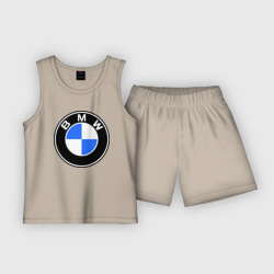 Детская пижама с шортами хлопок Logo BMW