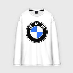 Мужской лонгслив oversize хлопок Logo BMW