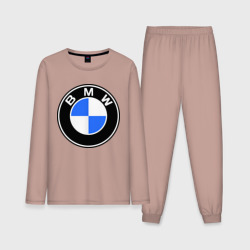 Мужская пижама с лонгсливом хлопок Logo BMW