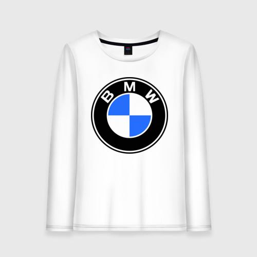 Женский лонгслив хлопок Logo BMW