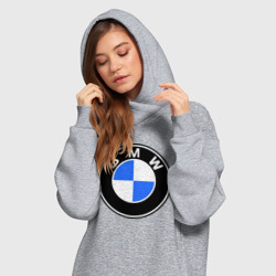 Платье-худи хлопок Logo BMW - фото 2