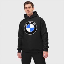 Мужской костюм oversize хлопок Logo BMW - фото 2