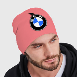 Мужская шапка демисезонная Logo BMW - фото 2