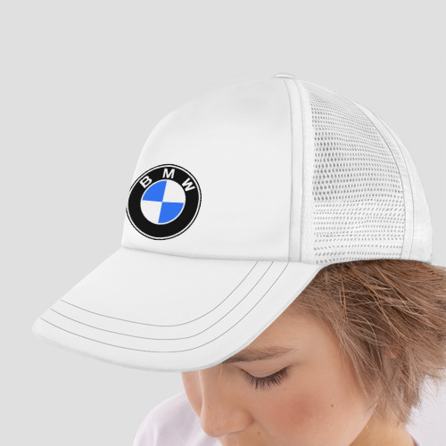 Детская кепка тракер Logo BMW, цвет белый - фото 4