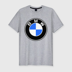 Мужская футболка хлопок Slim Logo BMW