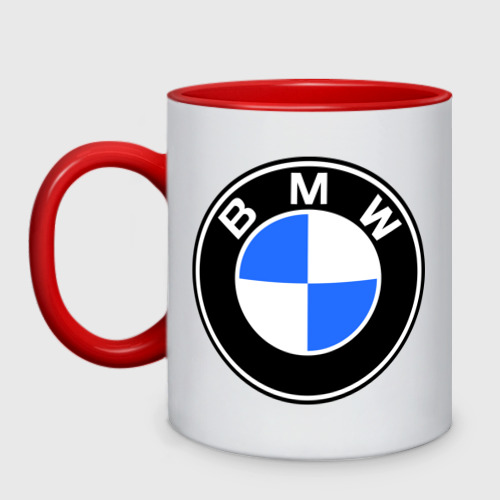 Кружка двухцветная Logo BMW
